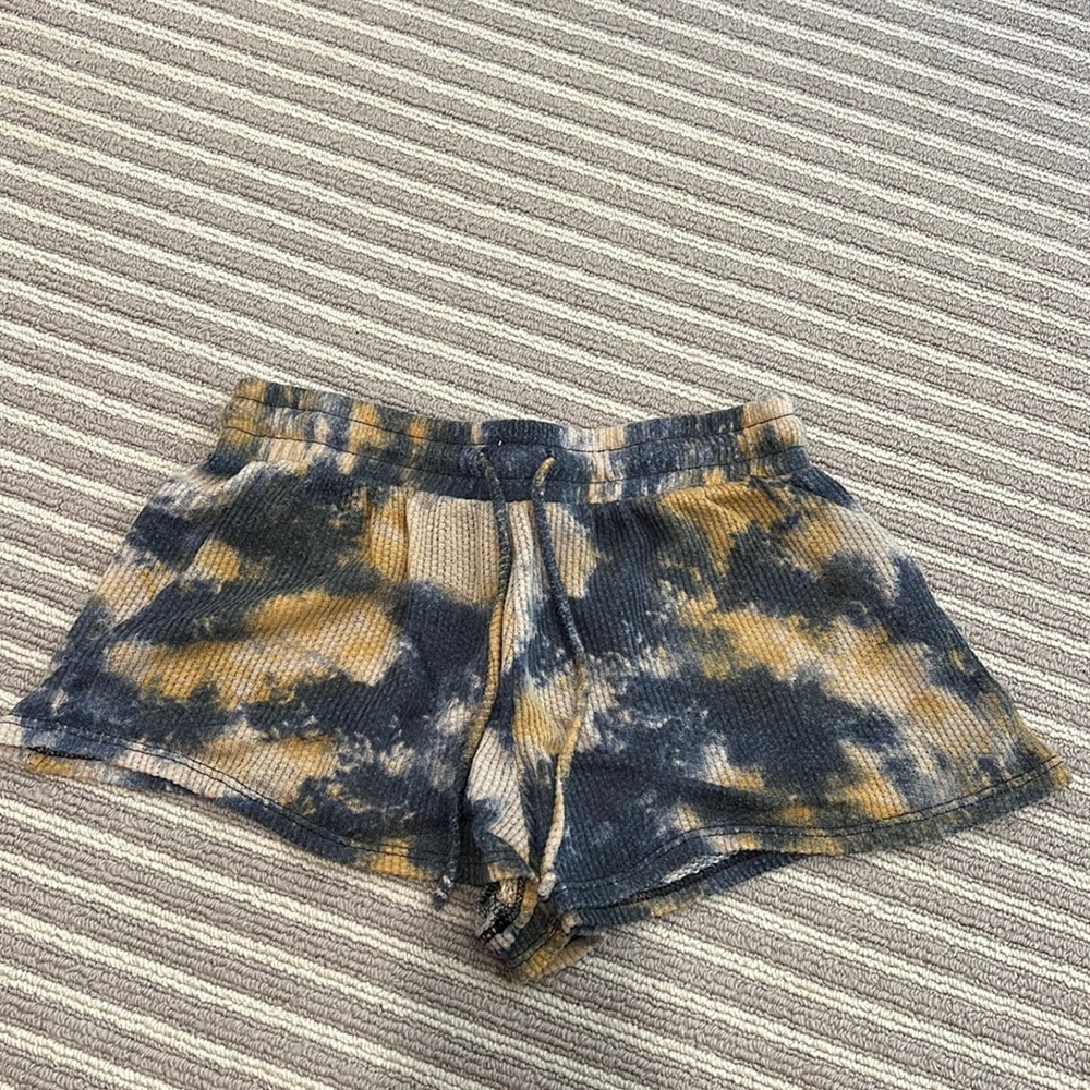 Tie dye lounge shorts
